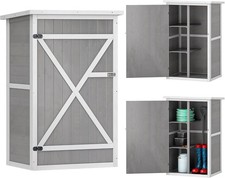 Outsunny Wooden Garden Shed