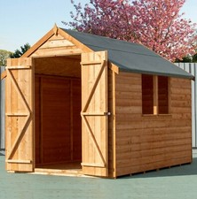 8x6 WOODEN GARDEN SHED APEX