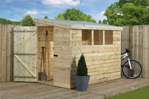 Empire 3000 pent garden shed - garden,