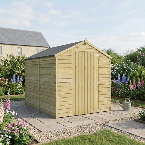 8x6 wooden garden - 8x6, shed