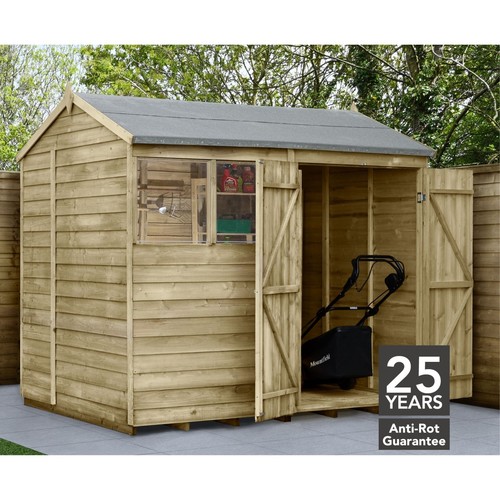 Forest 4life 8x6 shed - forest, reverse