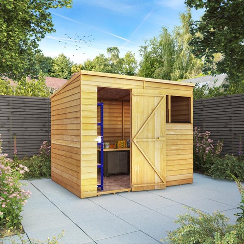 8x6 wooden garden shed - wooden,