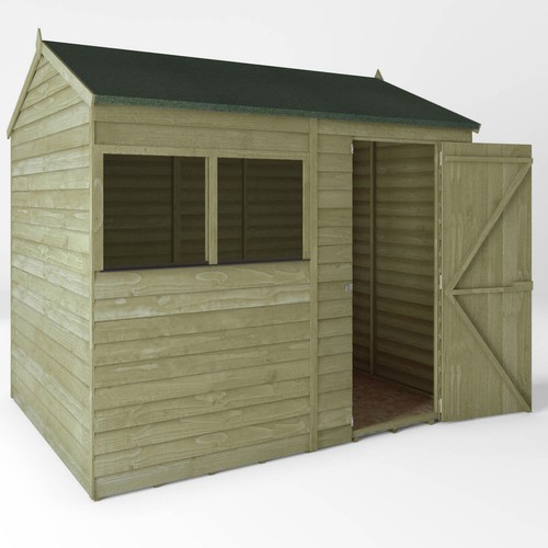 8x6 wooden garden - garden, sheds