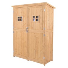 Outsunny Wooden Garden Shed
