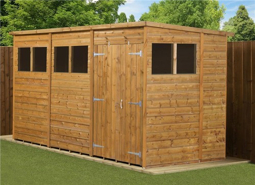 Empire pent garden shed tongue - garden,