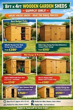 Wooden Garden Shed Windowless