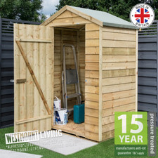 4x3 6x4 WOODEN APEX GARDEN