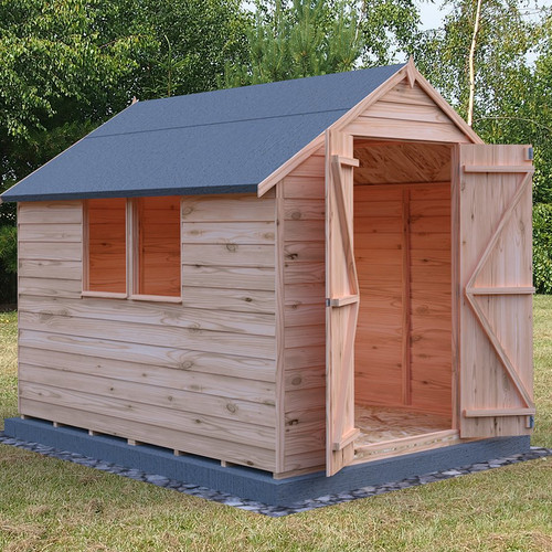 8x6 wooden garden shed - wooden,