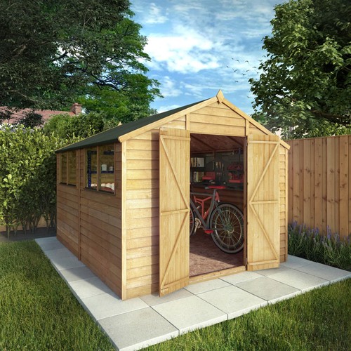 10x8 wooden garden shed - 10x8,