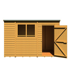 10x6 WOODEN GARDEN SHED PENT