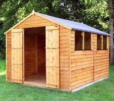 10x8 WOODEN GARDEN SHED