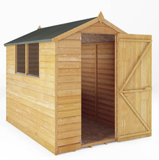 7x5 WOODEN GARDEN SHED SINGLE