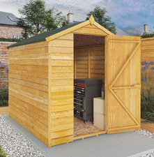 7x5 WOODEN GARDEN SHED SINGLE